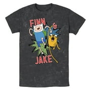 Mens Adventure Time Finn and Jake Graphic T-Shirt