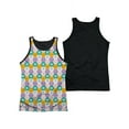 thumbnail image 1 of Men's Adventure Time Hexagon Pattern Mens Tank Medium White, 1 of 3