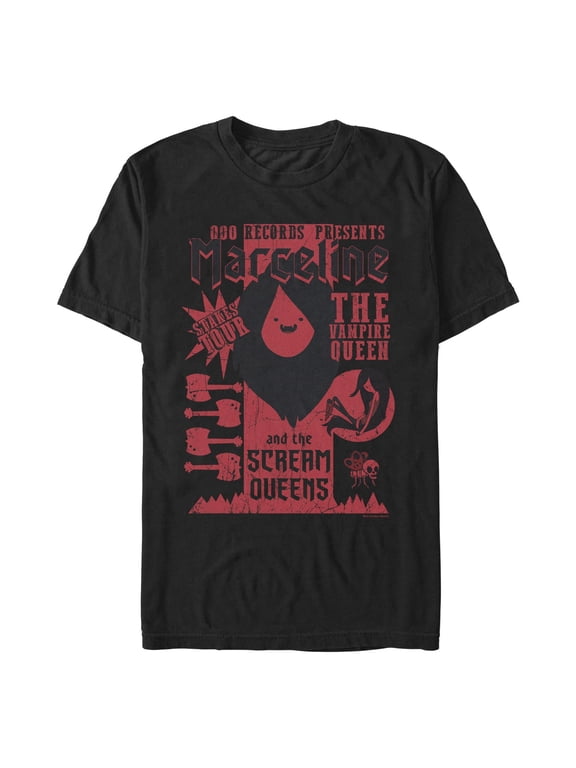 Men's Adventure Time Marceline the Vampire Queen Tour Graphic T-Shirt