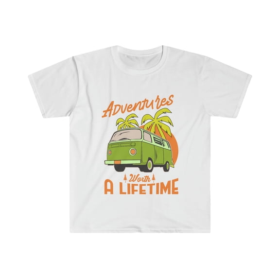 Men's Adventures Worth a Lifetime Softstyle T-Shirt