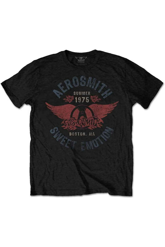 Aerosmith Men's Sweet Emotion T-Shirt Large | Officially Licensed Merchandise