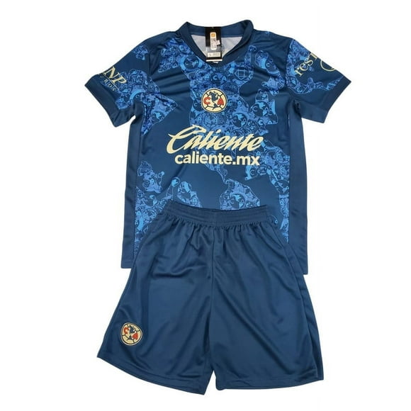 Men's Aguilas Club America Away Soccer Set - Playera y Short de Aguilas del America Visita - Small
