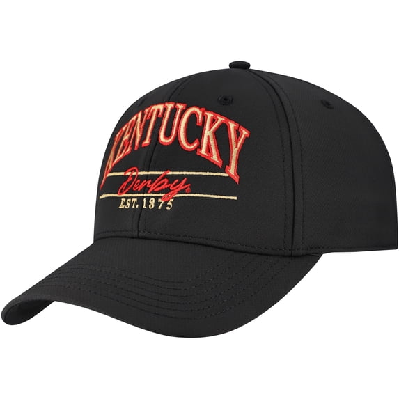 Men's-Ahead Black Kentucky Derby Stratus Adjustable Hat
