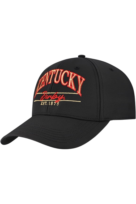 Men's-Ahead Black Kentucky Derby Stratus Adjustable Hat