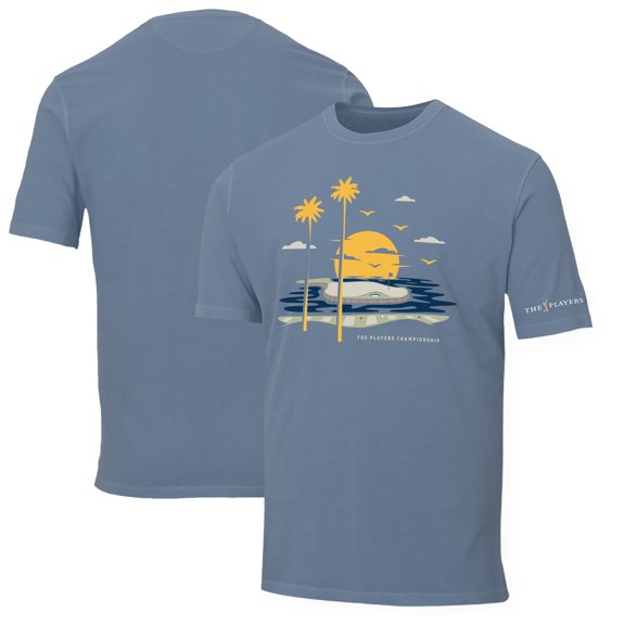 Men's Ahead Blue THE PLAYERS Sunset On The Green Chapman T-Shirt