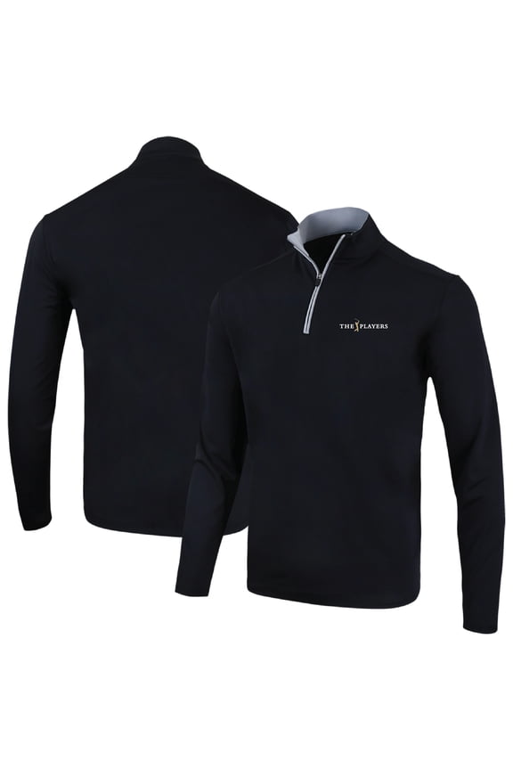 Men's Ahead Navy THE PLAYERS Stiles Quarter-Zip Pullover