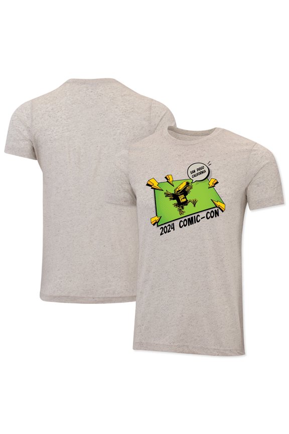 Men's Ahead  Tan 2024 San Diego Comic Con Montage Tri-Blend T-Shirt