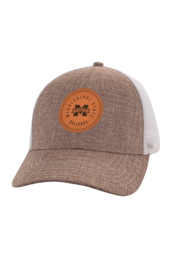 Men's Ahead Tan/White Mississippi State Bulldogs Pregame Adjustable Hat