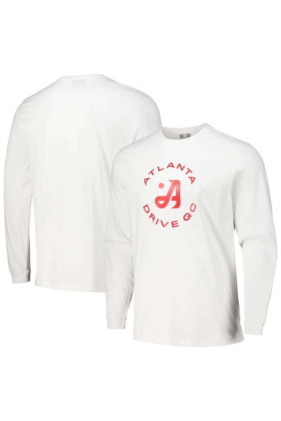 Men's Ahead White Atlanta Drive GC Berkley Long Sleeve T-Shirt