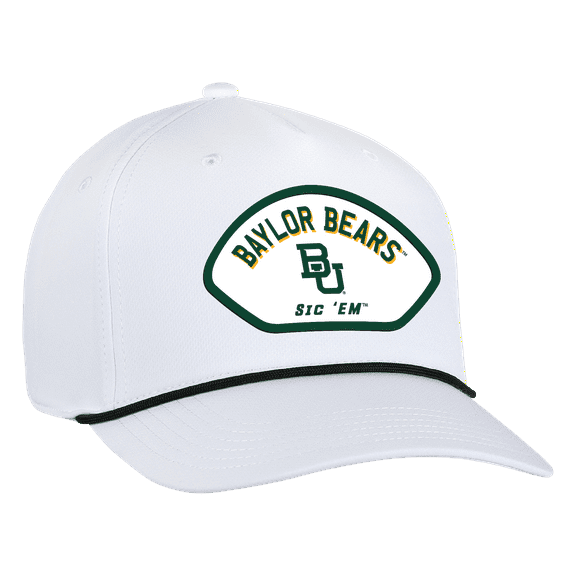 Men's-Ahead  White Baylor Bears Alto Rope Adjustable Hat