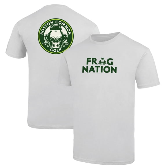 Men's Ahead White Boston Common Golf Frog Nation Liam T-Shirt