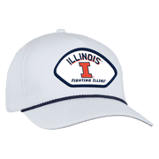 Mens-Ahead White Illinois Fighting Illini Alto Rope Adjustable Hat