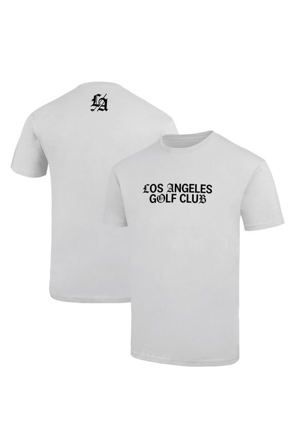 Men's Ahead White Los Angeles Golf Club Liam T-Shirt