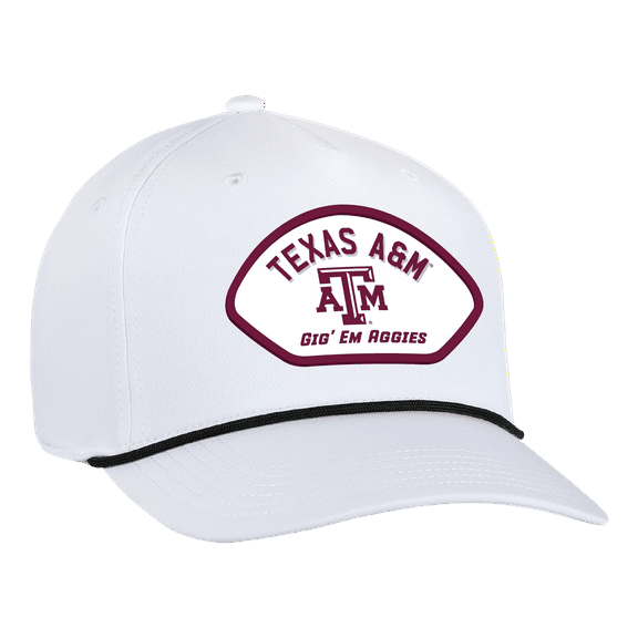 Men's-Ahead White Texas A&M Aggies Alto Rope Adjustable Hat
