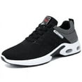 thumbnail image 1 of Men's Air Cushion Running Shoes Slip-on Breathable Knit Tennis Walking Sneakers Lightweight Athletic Sports Shoes for Daily Wear & Gym, 1 of 8