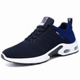 thumbnail image 1 of Men's Air Cushion Running Shoes Slip-on Breathable Knit Tennis Walking Sneakers Lightweight Athletic Sports Shoes for Daily Wear & Gym, 1 of 8