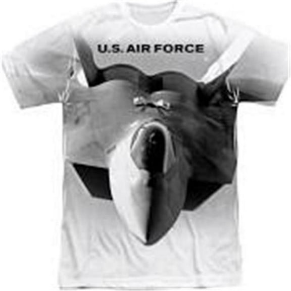 Men's Air Force Coming At You Sublimation T-shirt Medium White
