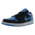 thumbnail image 1 of Men's Air Jordan 1 Low Black/Black-University Blue (553558 041) - 8, 1 of 4
