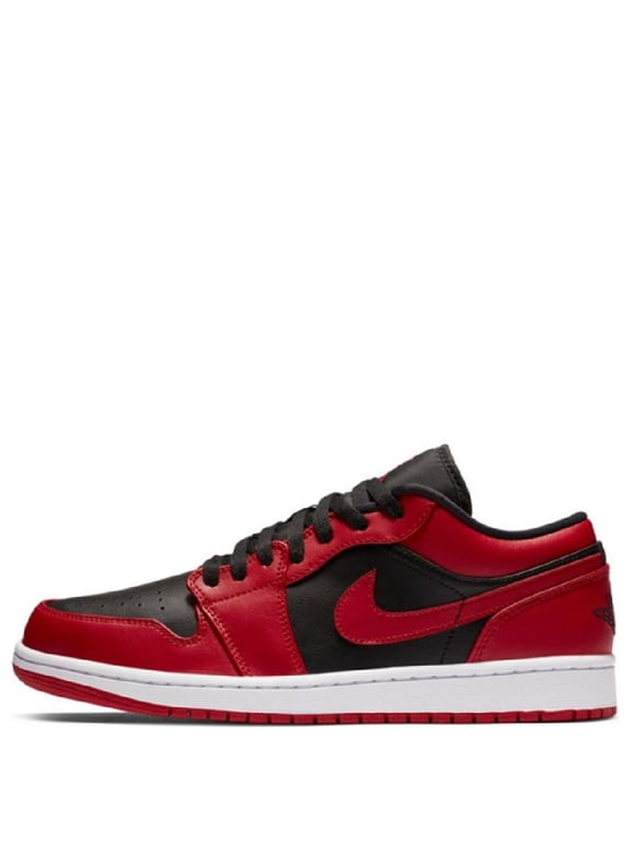Men's Jordan 1 Low Gym Red/Black-White (553558 606) - 13