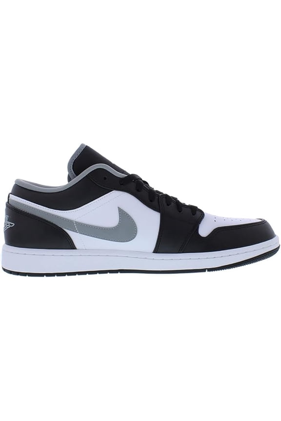 Nike Air Jordan 1 Low Black / Particle Grey - White 553558-040 Men's Size 9