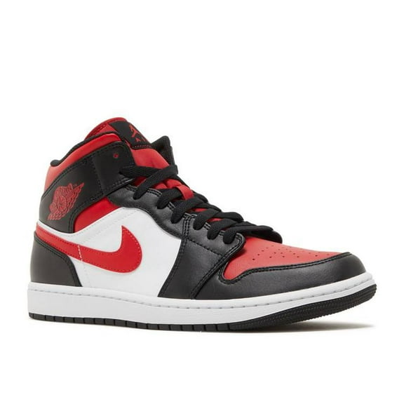 (Men's) Air Jordan 1 Mid 'Bred Toe 2.0' (2022) 554724-079