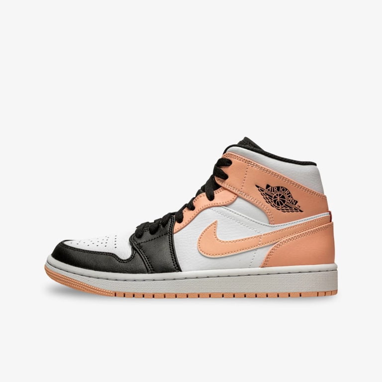 Size 8.5 - Air Jordan 1 Mid Crimson Tint Basketball Mens Shoes 554724-133 Nike Air Jordan 1 Mid Crimson Tint Arctic Orange Black  main image 2