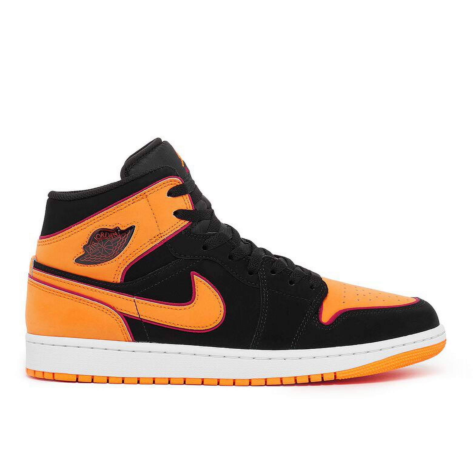 mens black and orange jordans