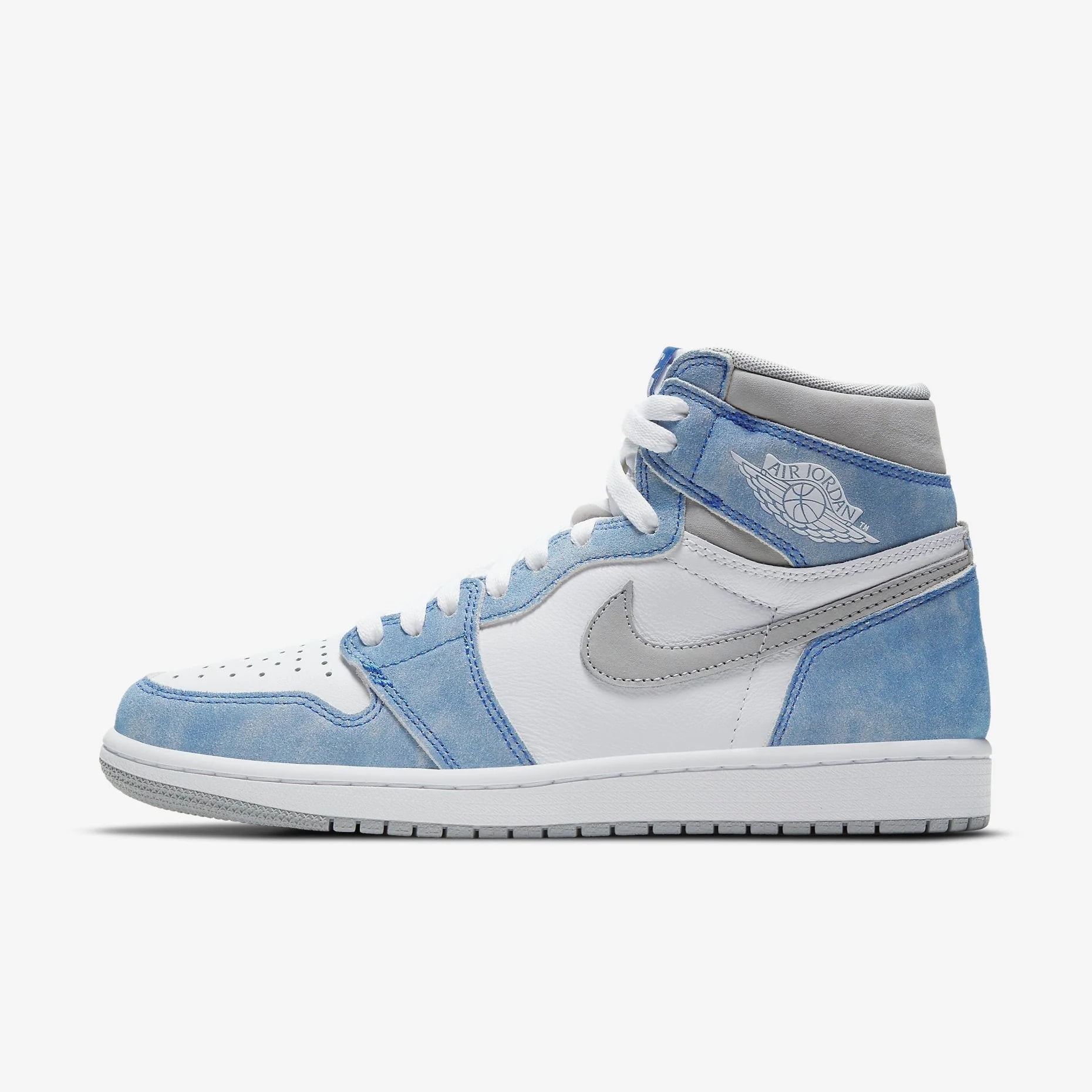 Men's) Air Jordan 1 Retro High OG 'Hyper Royal' - Walmart.com