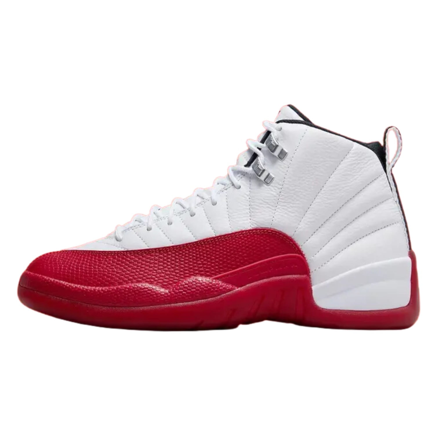 Air Jordan Men s 12 Retro Cherry White Black Varsity Red Sneakers 2023 CT8013 116 Size 8 Walmart