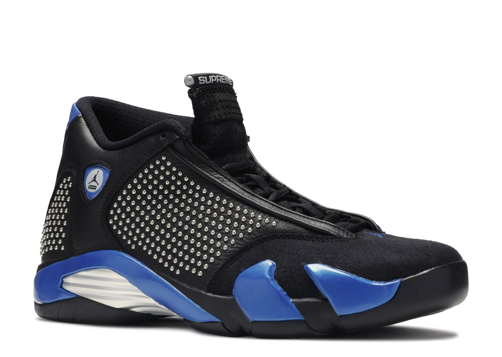 AIR JORDAN 14 RETRO X SUPREME SP 'BLACK VARSITY ROYAL' - BV7630-004