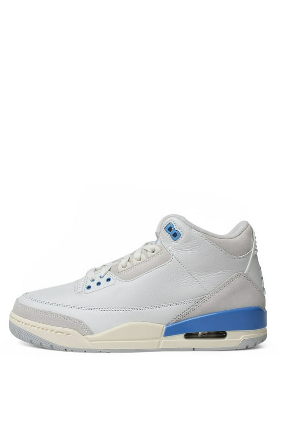 Men's Jordan 3 Retro "Lucky Shorts" Smmt Wht/Hydrogen Blue (CT8532 101) - 12