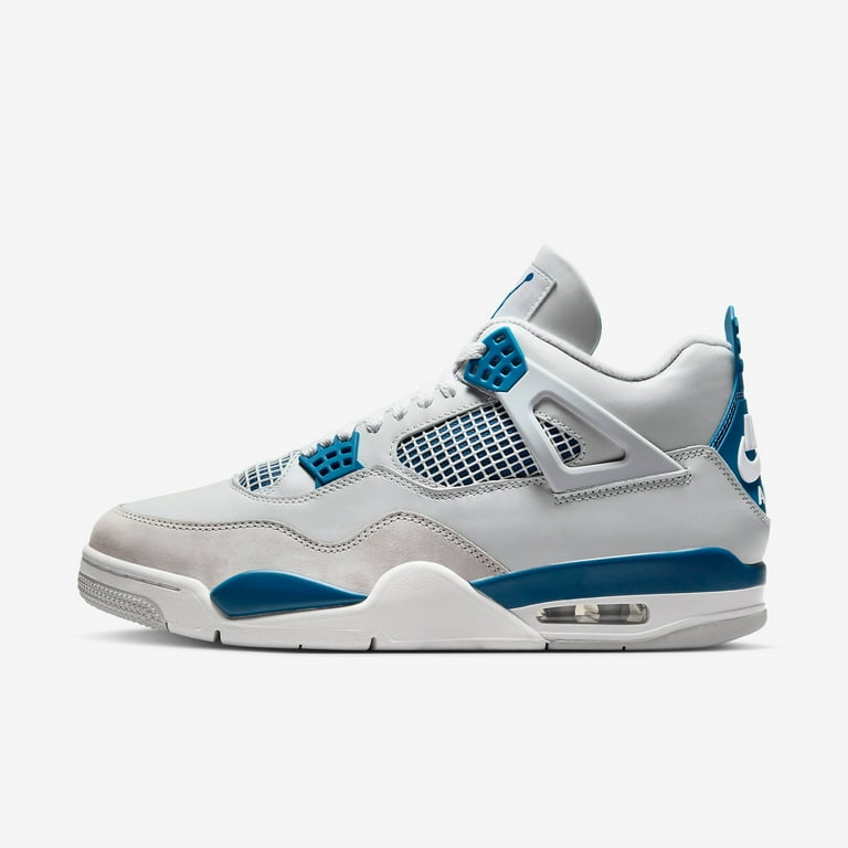Men's) Air Jordan 4 Retro 'Military Blue / Industrial Blue