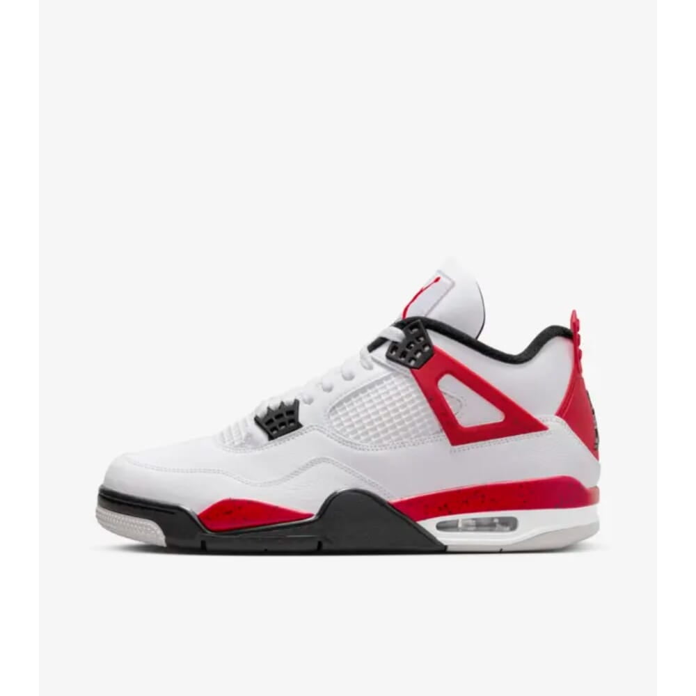 シューズ(男性用) AIR JORDAN 4 RETRO Red Cement Jordan 4 Retro Red Cement Men's - DH6927-161 - US