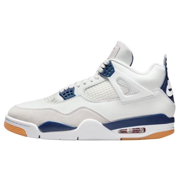 Jordan 4 Retro SB Navy (Summit White/White/Navy/Neutral Grey/Gum Yellow/Varsity Red) - Size 10.5