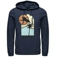 thumbnail image 1 of Men's Aladdin Block Carpet Ride  Pull Over Hoodie Navy Blue 2X Large, 1 of 3