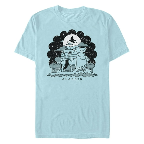 Men's Aladdin City of Agrabah Logo Graphic T-Shirt