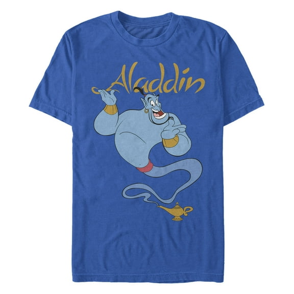 Men's Aladdin Classic Large Genie  Graphic T-Shirt