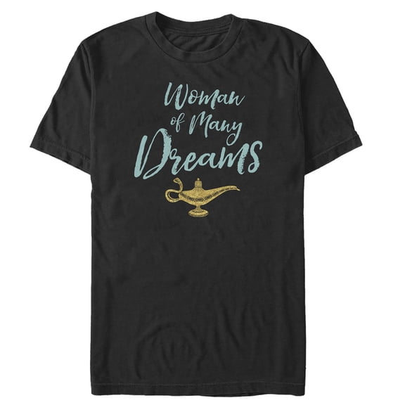 Men's Aladdin Dream Woman Graphic Tee Black Medium