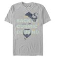thumbnail image 1 of Men's Aladdin Genie Back By Cosmic Demand  Graphic Tee Silver Large, 1 of 3
