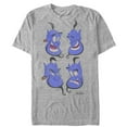 thumbnail image 1 of Men's Aladdin Genie Emotions  Graphic Tee Athletic Heather Small, 1 of 4