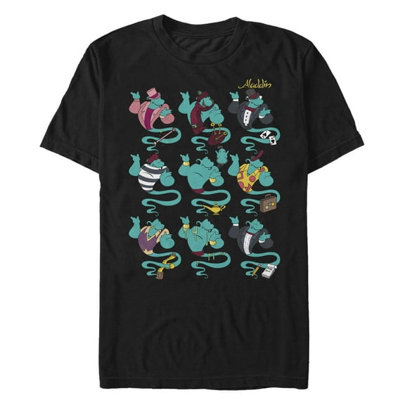 Men's Aladdin Genie Fashion Show  Graphic T-Shirt