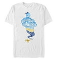 thumbnail image 1 of Men's Aladdin Genie Greatness Summoned  Graphic Tee White 3X Large, 1 of 4
