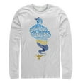thumbnail image 1 of Men's Aladdin Genie Greatness Summoned  Long Sleeve Shirt White Medium, 1 of 3