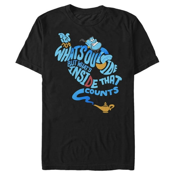 Men's Aladdin Genie Inside Counts Graphic T-Shirt