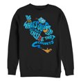 thumbnail image 1 of Men's Aladdin Genie Inside Counts  Sweatshirt Black X Large, 1 of 3