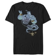 Mens Aladdin Genie of the Lamp Graphic T-Shirt