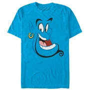 Men's Aladdin Here's Genie Graphic Tee Turquoise Small