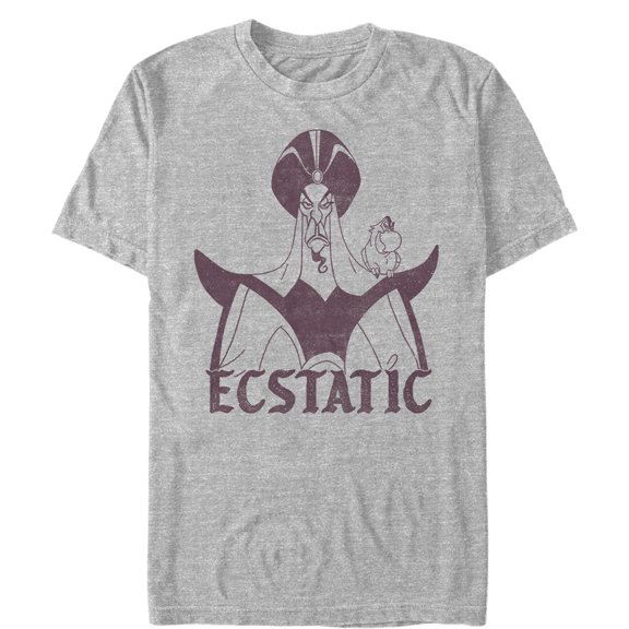 Men's Aladdin Jafar Ecstatic Graphic Tee Athletic Heather 3X Large