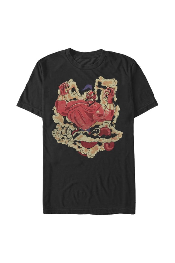 Men's Aladdin Jafar Genie Distressed Graphic T-Shirt