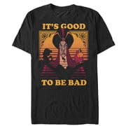 Men's Aladdin Jafar Good to Be Bad Graphic Tee Black 5X Large